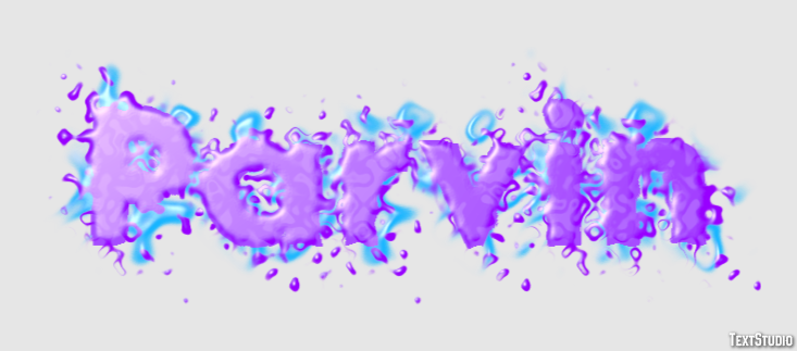Parvin Text effect