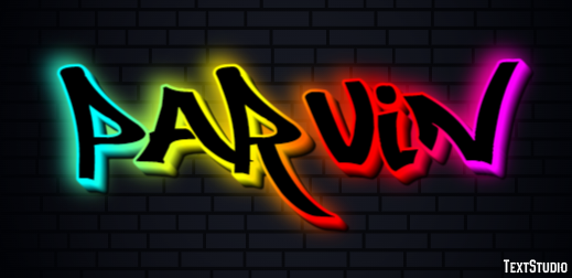 Parvin Text effect
