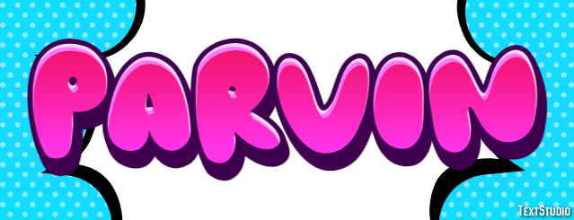 Parvin Text effect