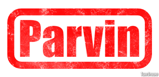 Parvin Text effect