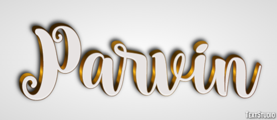 Parvin Text effect