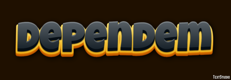 Dependem Text Effect