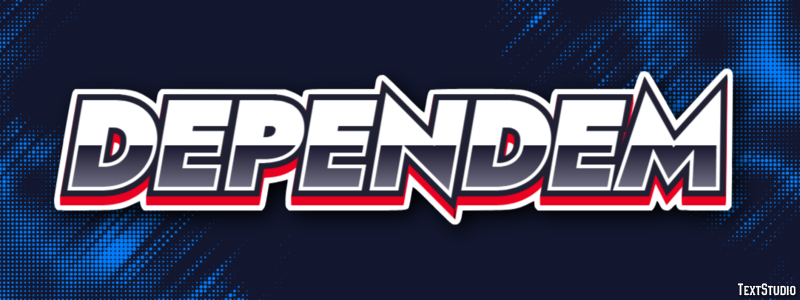 Dependem Text effect