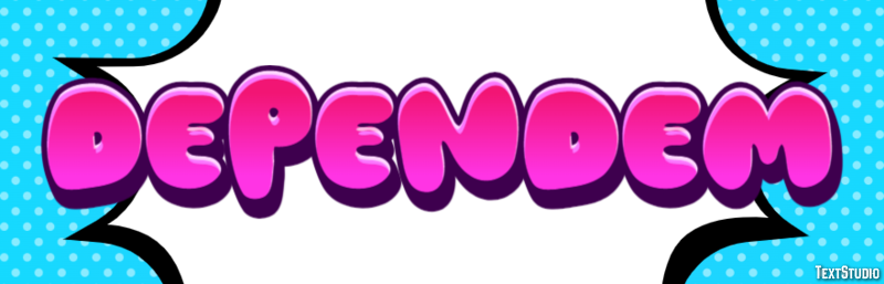 Dependem Text effect