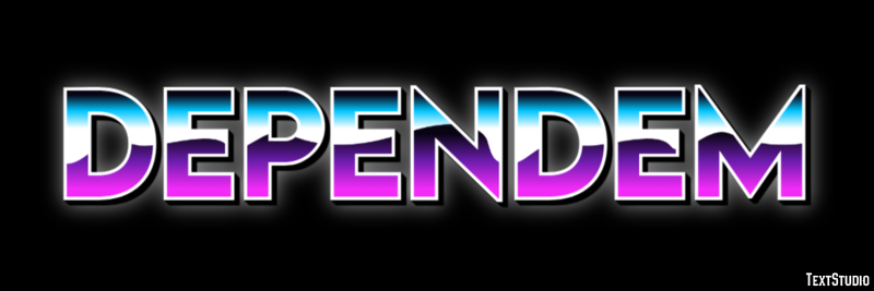 Dependem Text effect