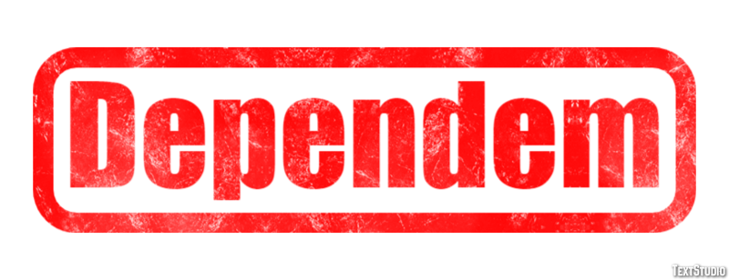 Dependem Text Effect