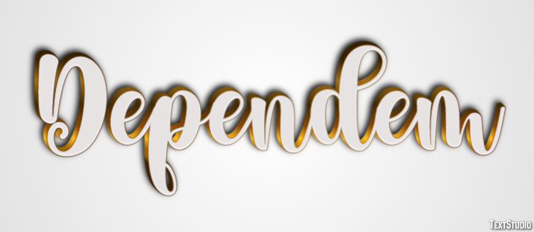 Dependem Text effect