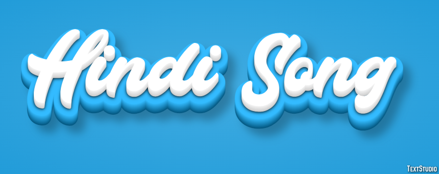 Hindi Song Effet de Texte