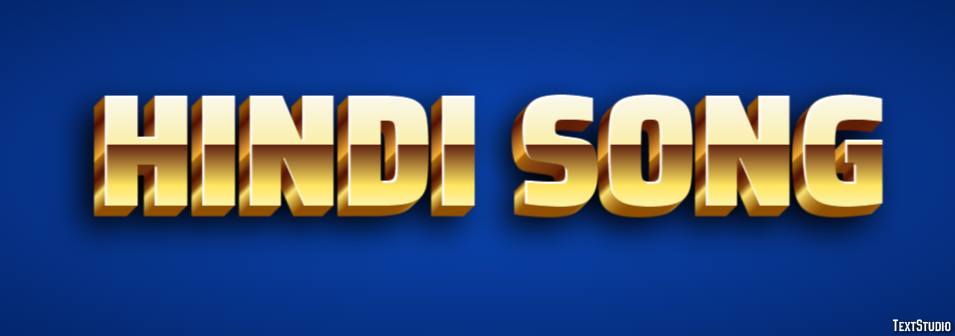 Hindi Song Effet de Texte