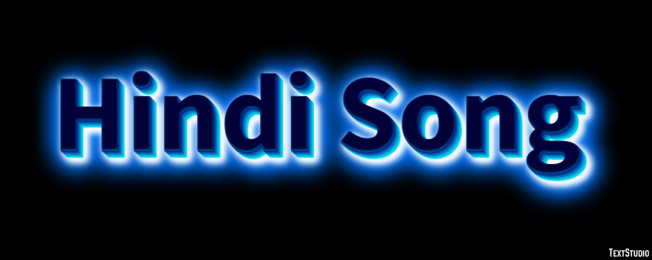 Hindi Song Effet de Texte