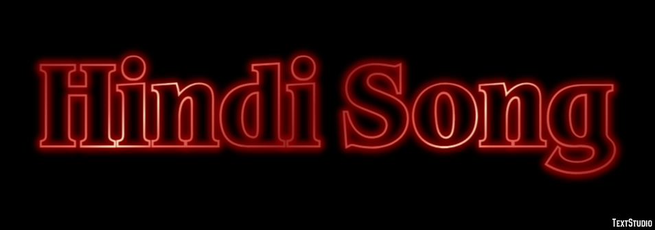 Hindi Song Effet de Texte