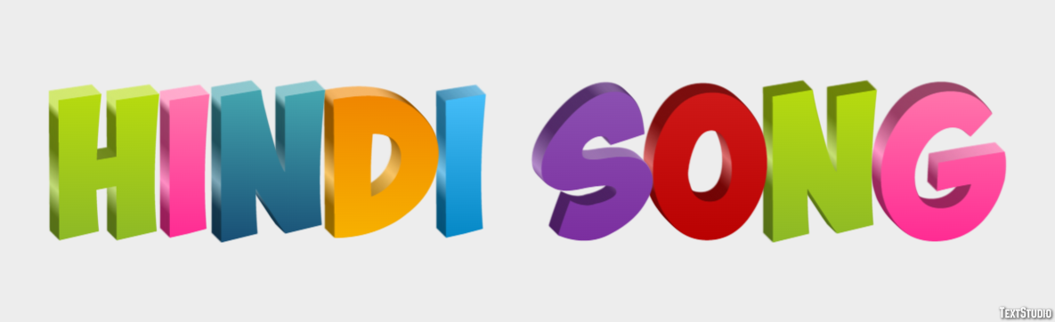 Hindi Song Effet de Texte