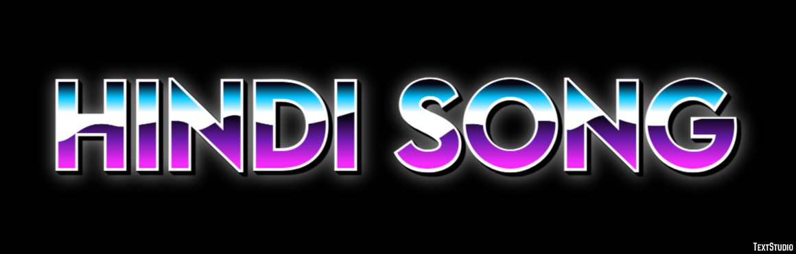 Hindi Song Effet de texte