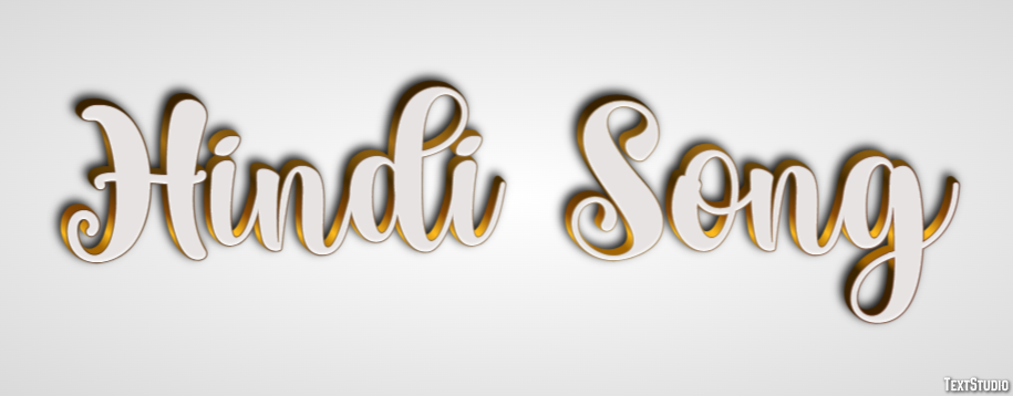 Hindi Song Effet de Texte