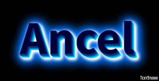 Ancel Text effect