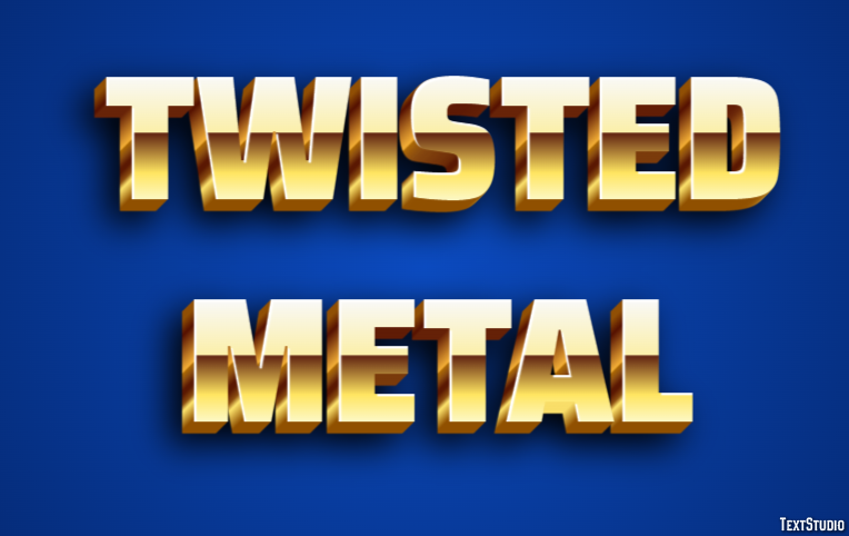 Twisted Metal Tekst Effect