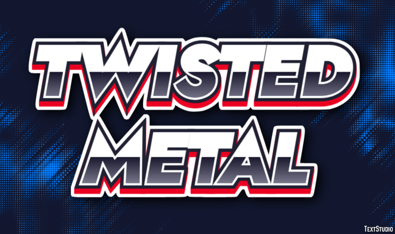 Twisted Metal Tekst Effect