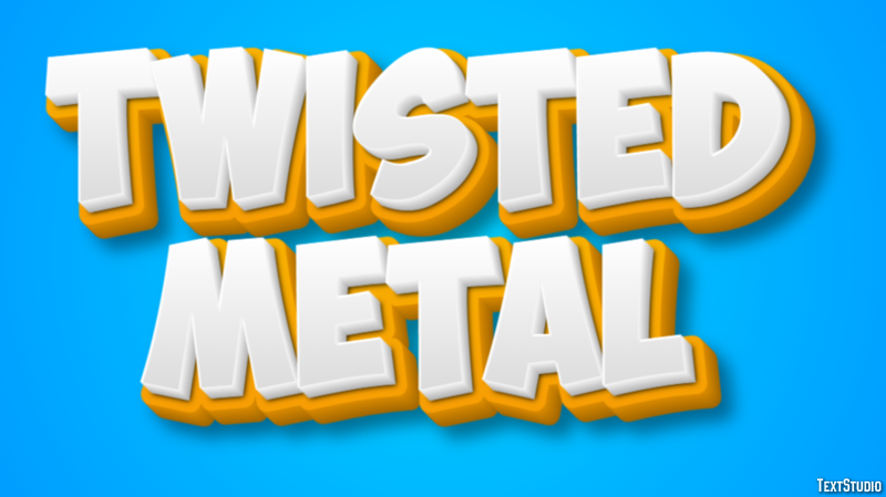 Twisted Metal Tekst Effect
