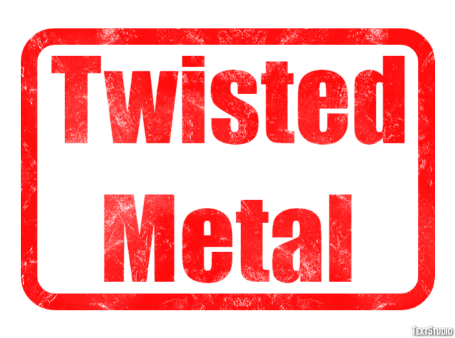 Twisted Metal Tekst Effect
