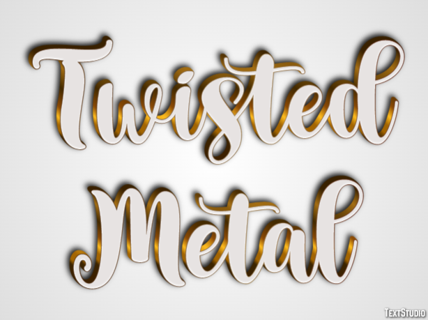 Twisted Metal Tekst Effect