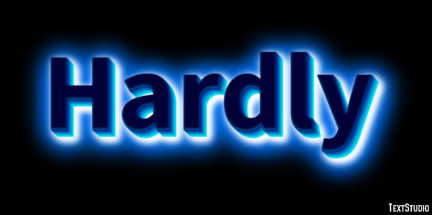 Hardly Texteffekt