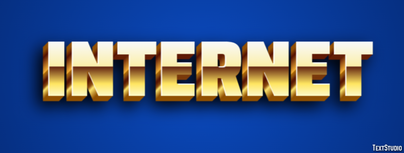 Internet Efecto de Texto