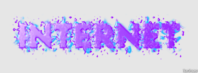 Internet Text Effect