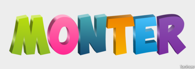 Monter Effet de Texte