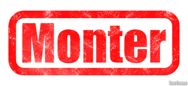 Monter Effet de texte