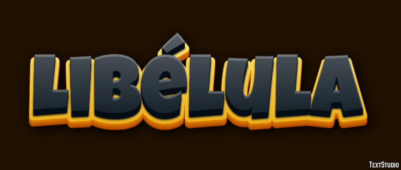 Libélula テキスト効果
