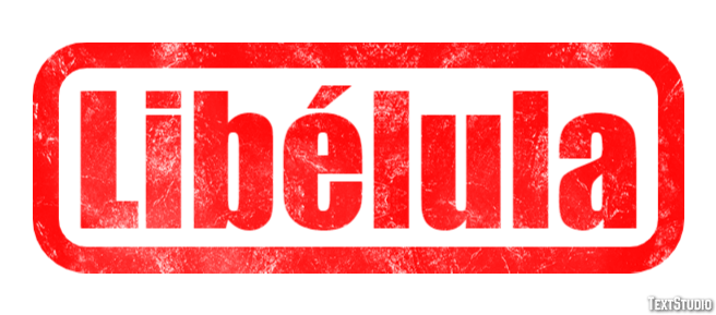 Libélula Efecto de Texto