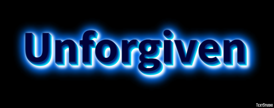 Unforgiven Text effect