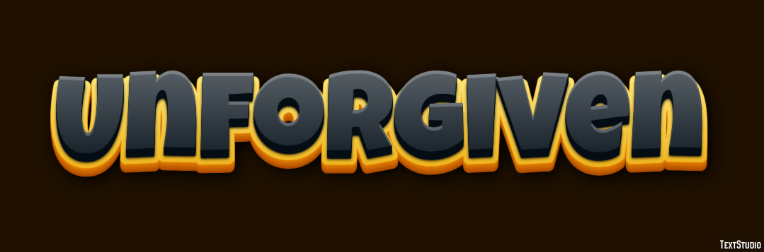 Unforgiven Tekst Effect