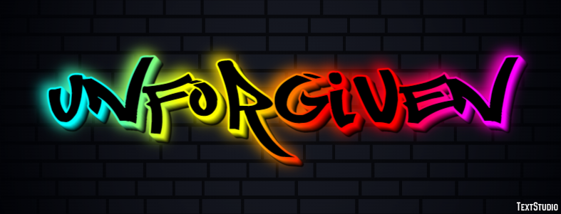 Unforgiven Tekst Effect