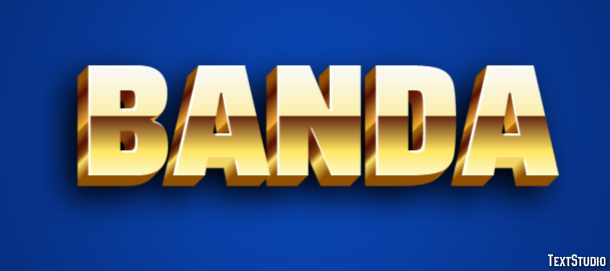 Banda Efeito de texto