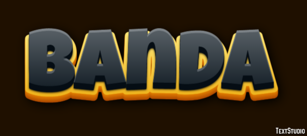 Banda Efeito de texto