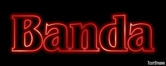 Banda Efeito de texto