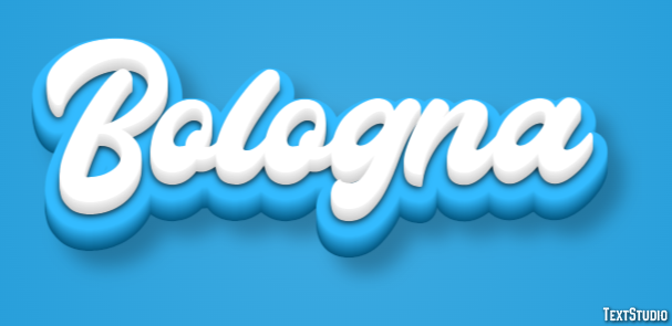 Bologna Эффект текста