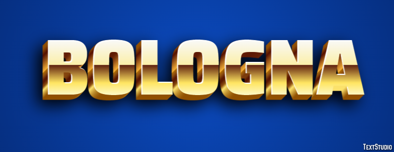 Bologna Efecto de Texto