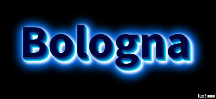 Bologna Efecto de Texto