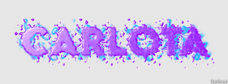 Carlota Text effect