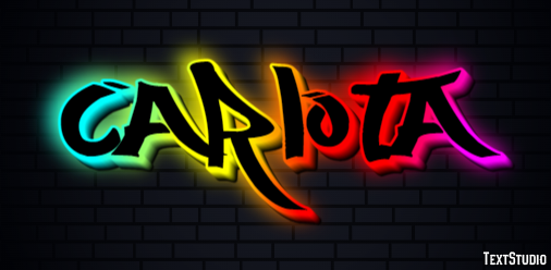 Carlota Text effect