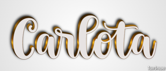 Carlota Text effect
