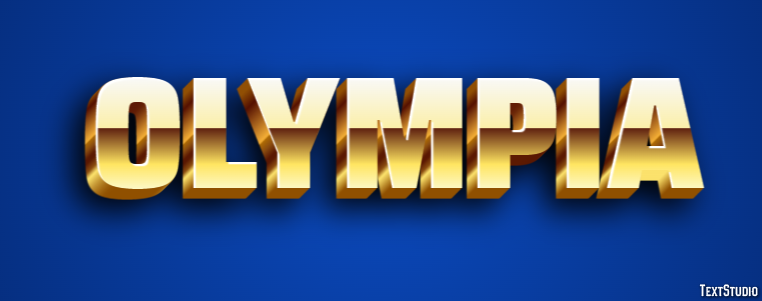 Olympia Efekt tekstowy