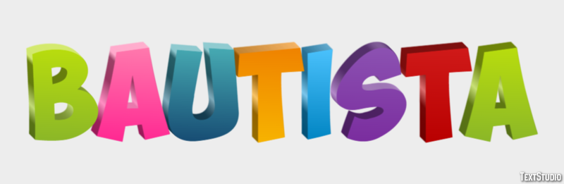 Bautista Efecto de texto
