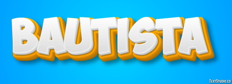 Bautista Efecto de texto