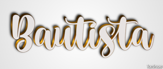 Bautista Efecto de Texto