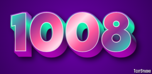 1008 Effetto testo