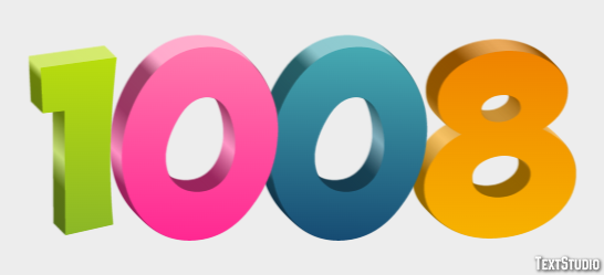 1008 Efeito de texto