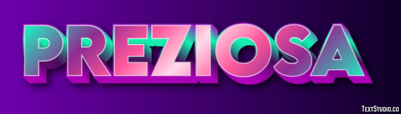 Preziosa Effetto testo